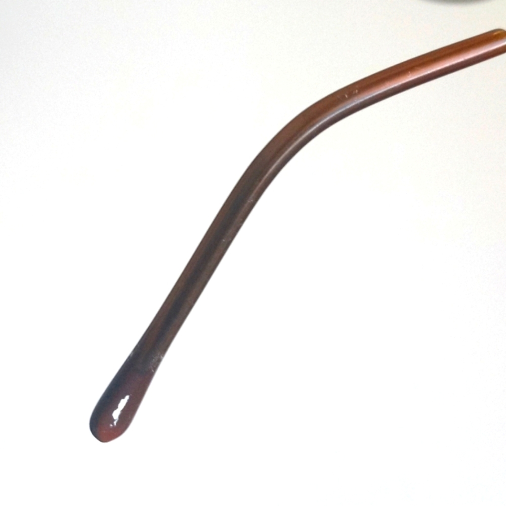 Vintage 90's Oval Bronzed Brown Reading Glasses - Picture 10 of 16